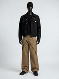 Veste en jean noire